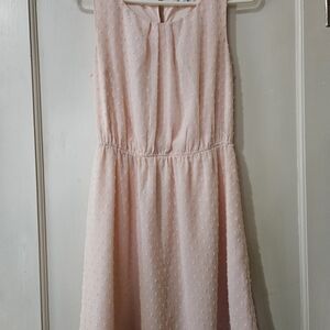 Spring Pink Sleeveless Dress